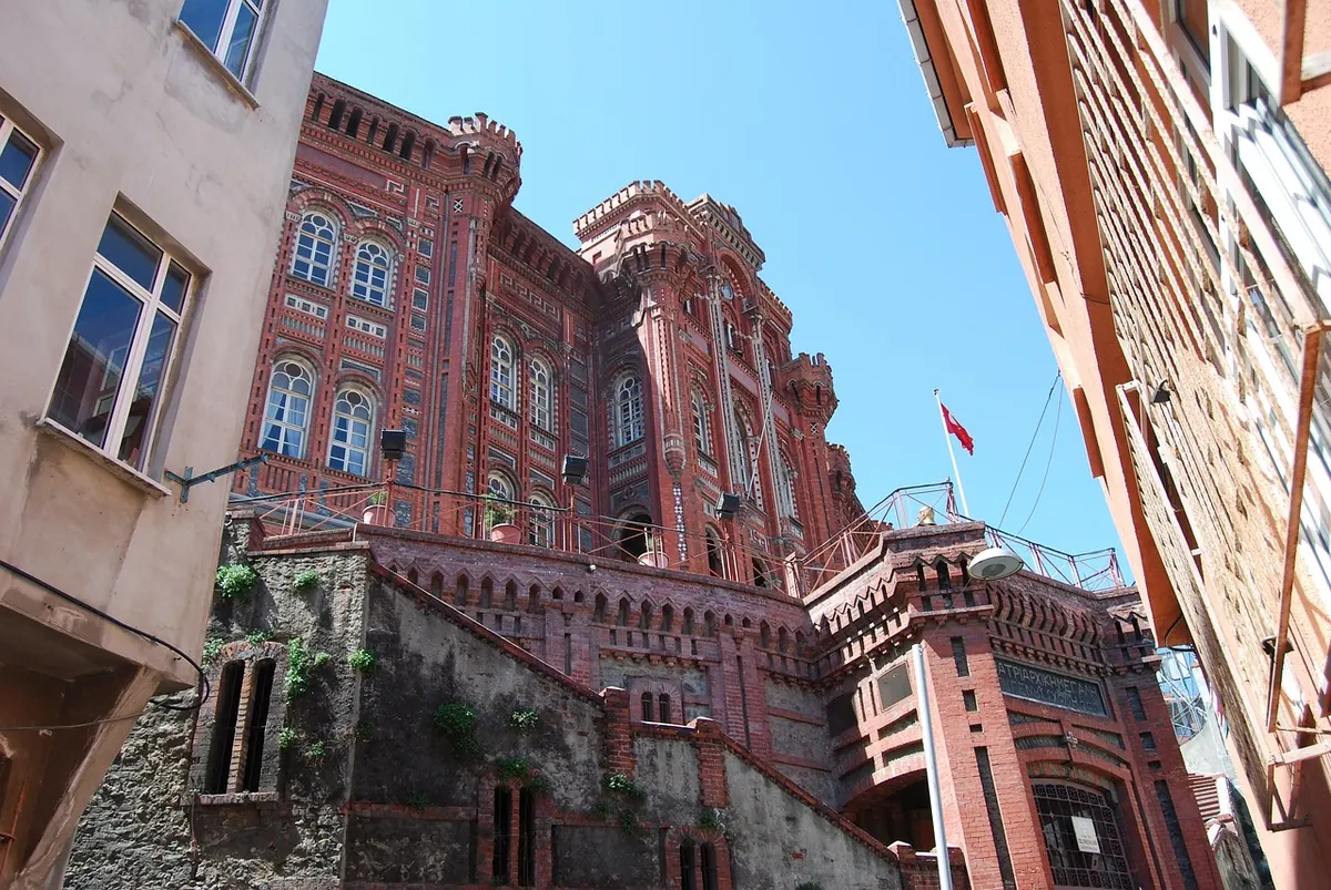 The Phanar Greek Orthodox College above Fener, Istanbul