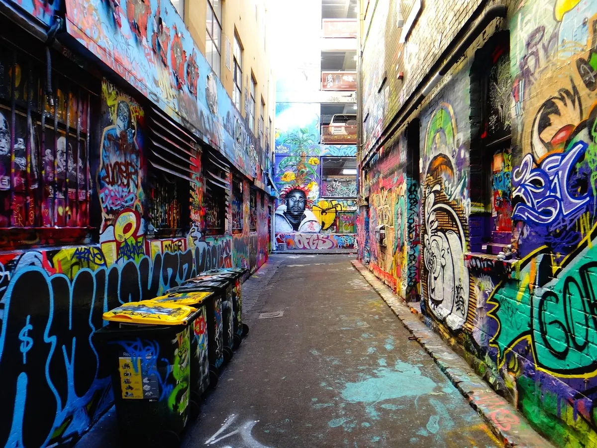 Street art in Hosier Lane, Melbourne
