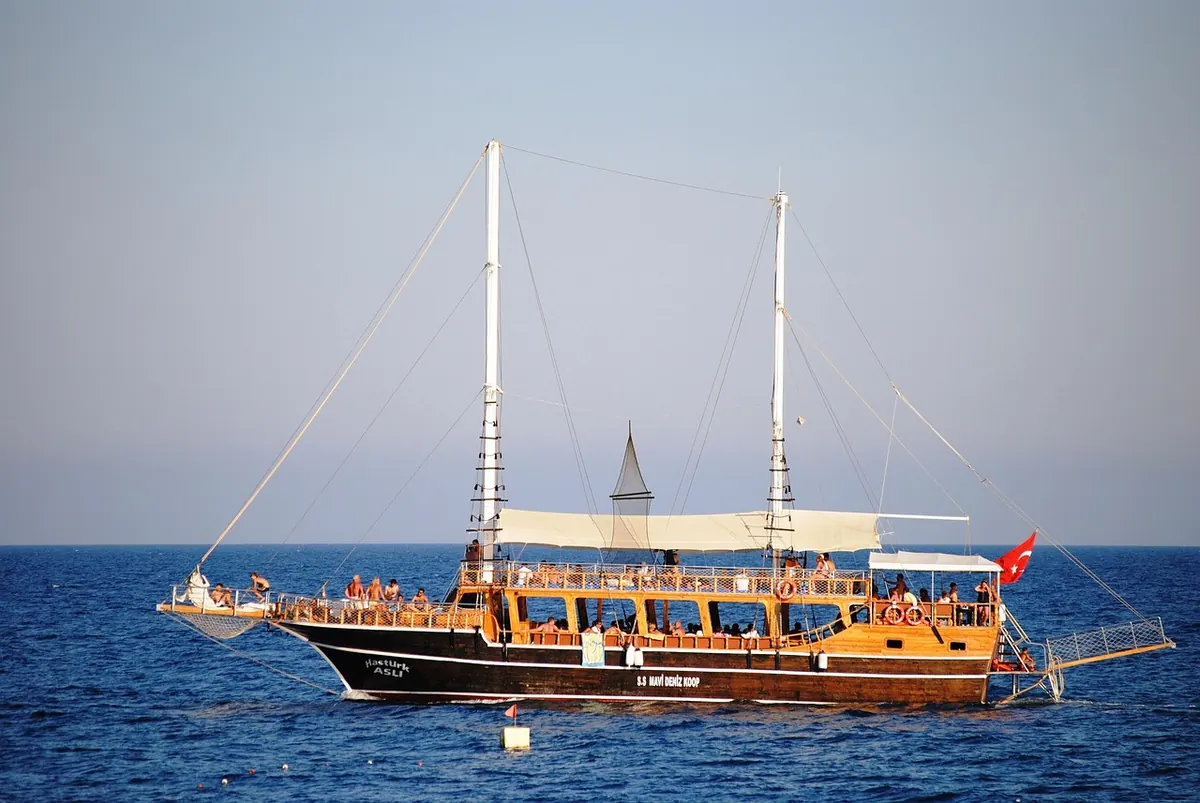 A traditional Turkish gulet