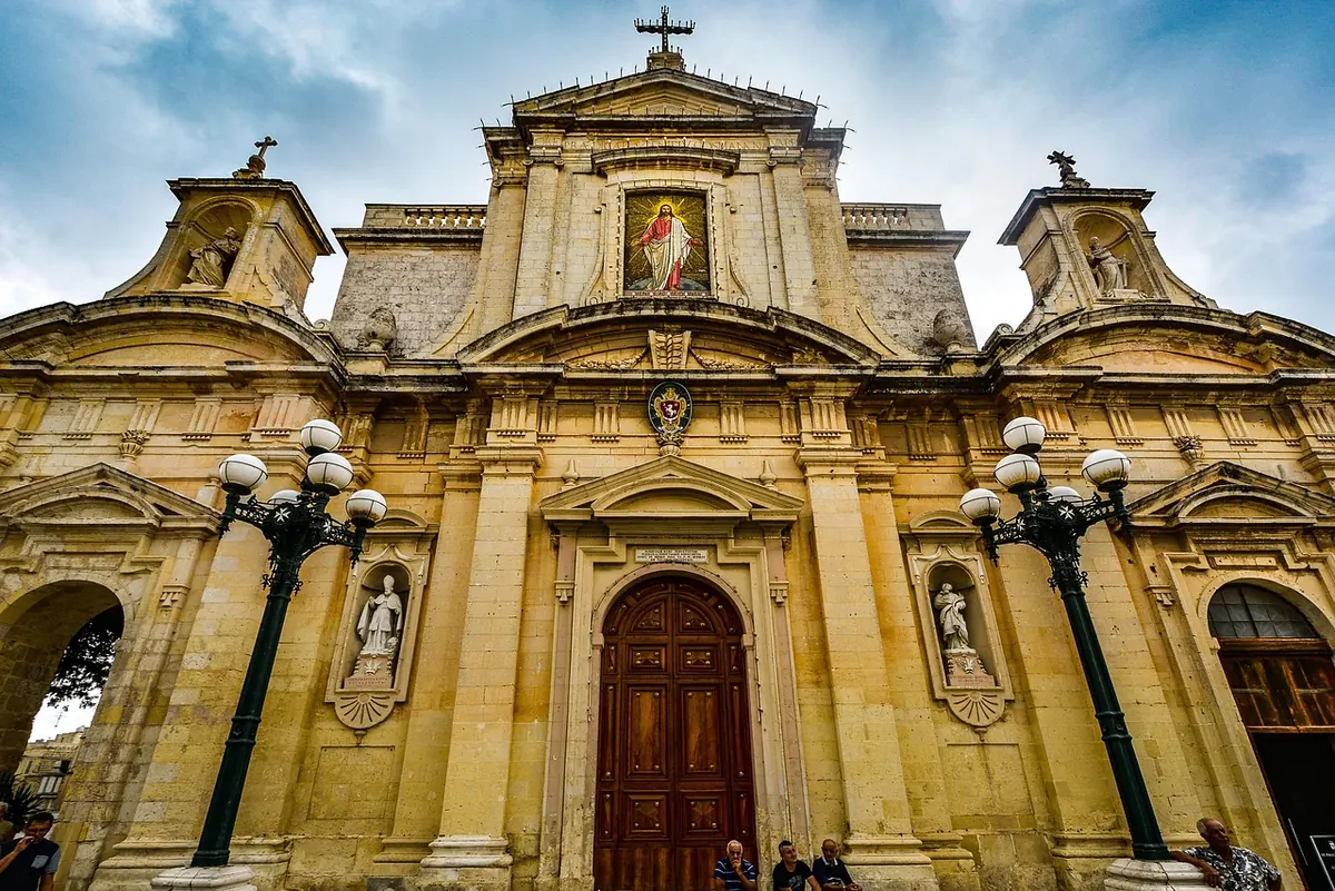 The cathedral in Mdina