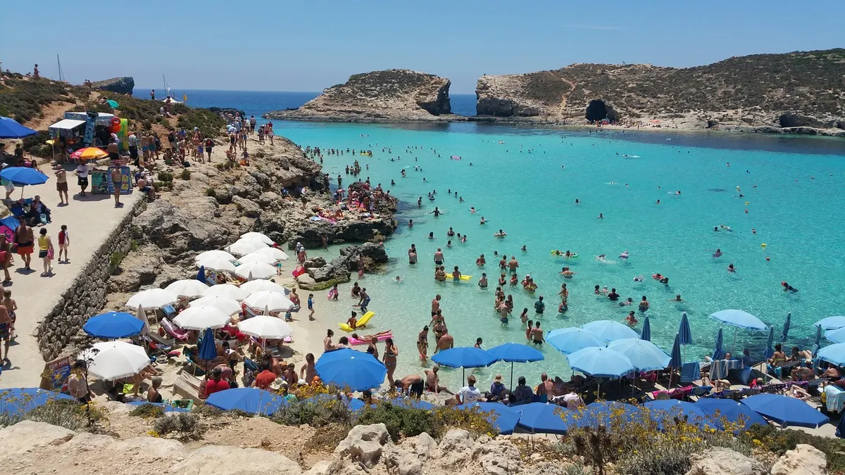 The Blue Lagoon on Comino
