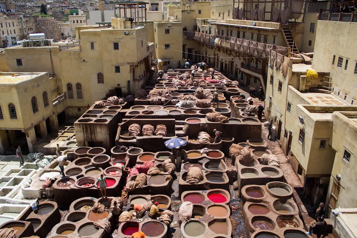 The Chouara tannery in Fez