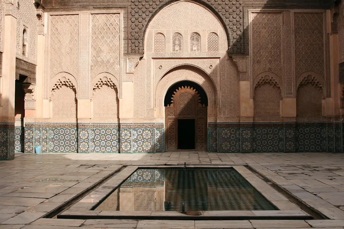 Courtyard of the Ben Youssef Madrasa