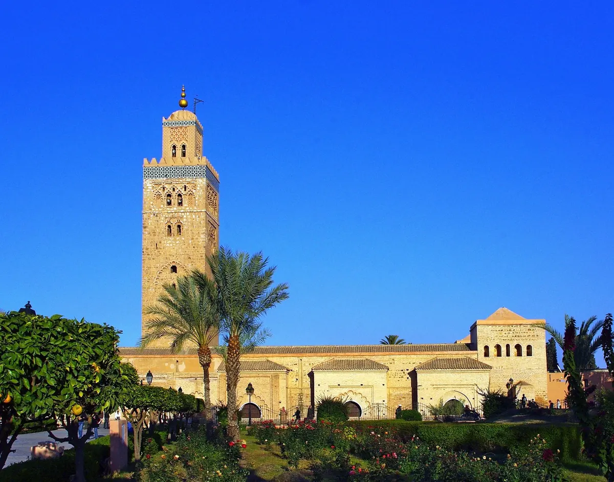 The minaret of the Koutoubia Mosque