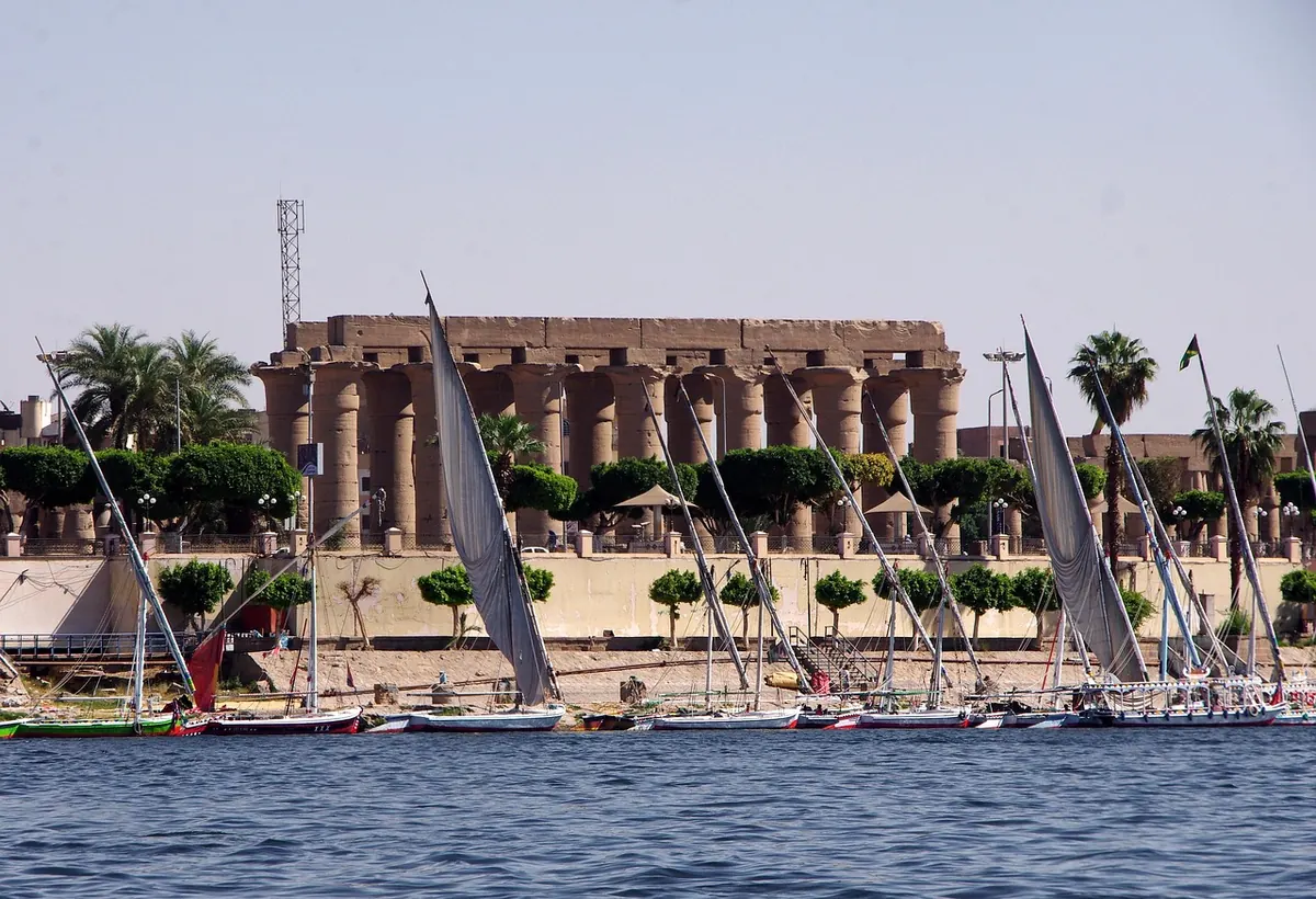 Luxor Temple from the Nile