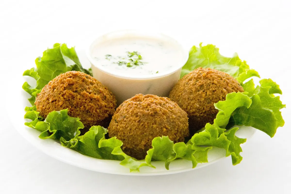Falafel with tahini