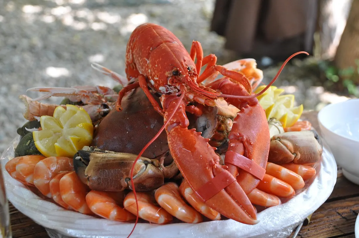 A seafood platter