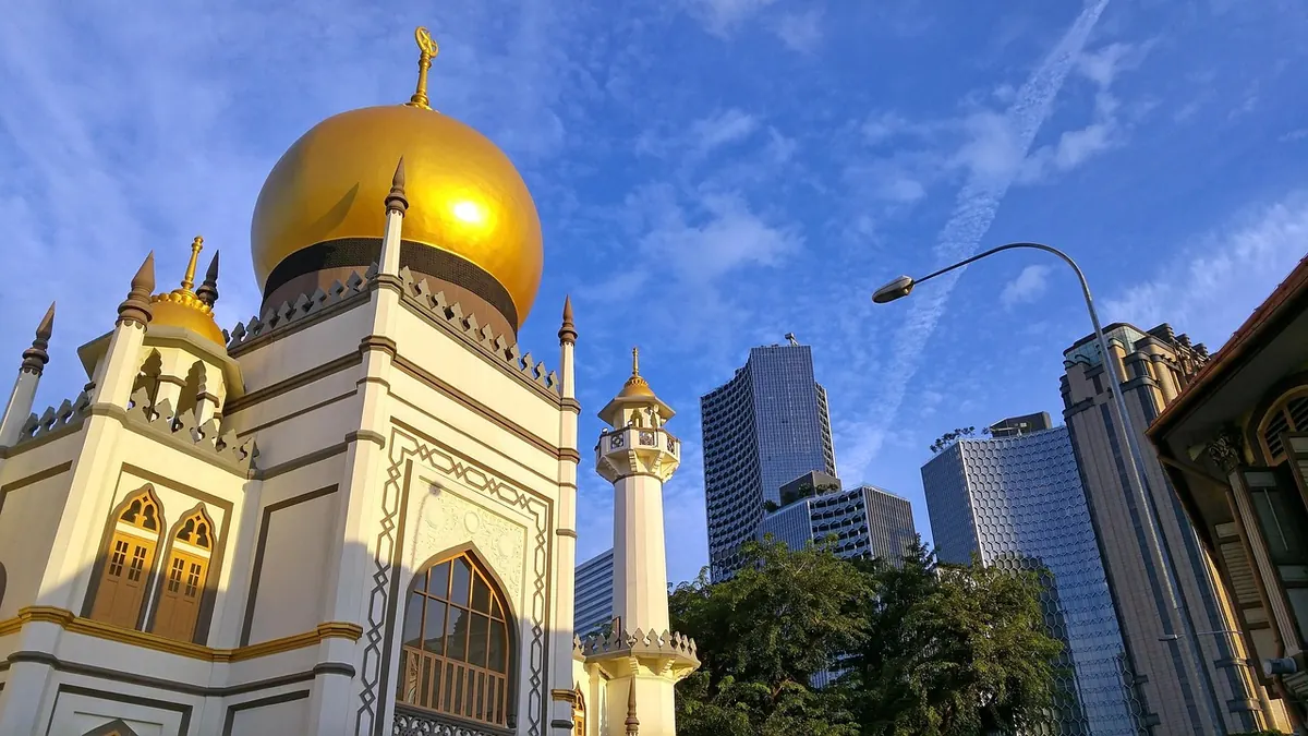 The Sultan Mosque in Kampong Glam