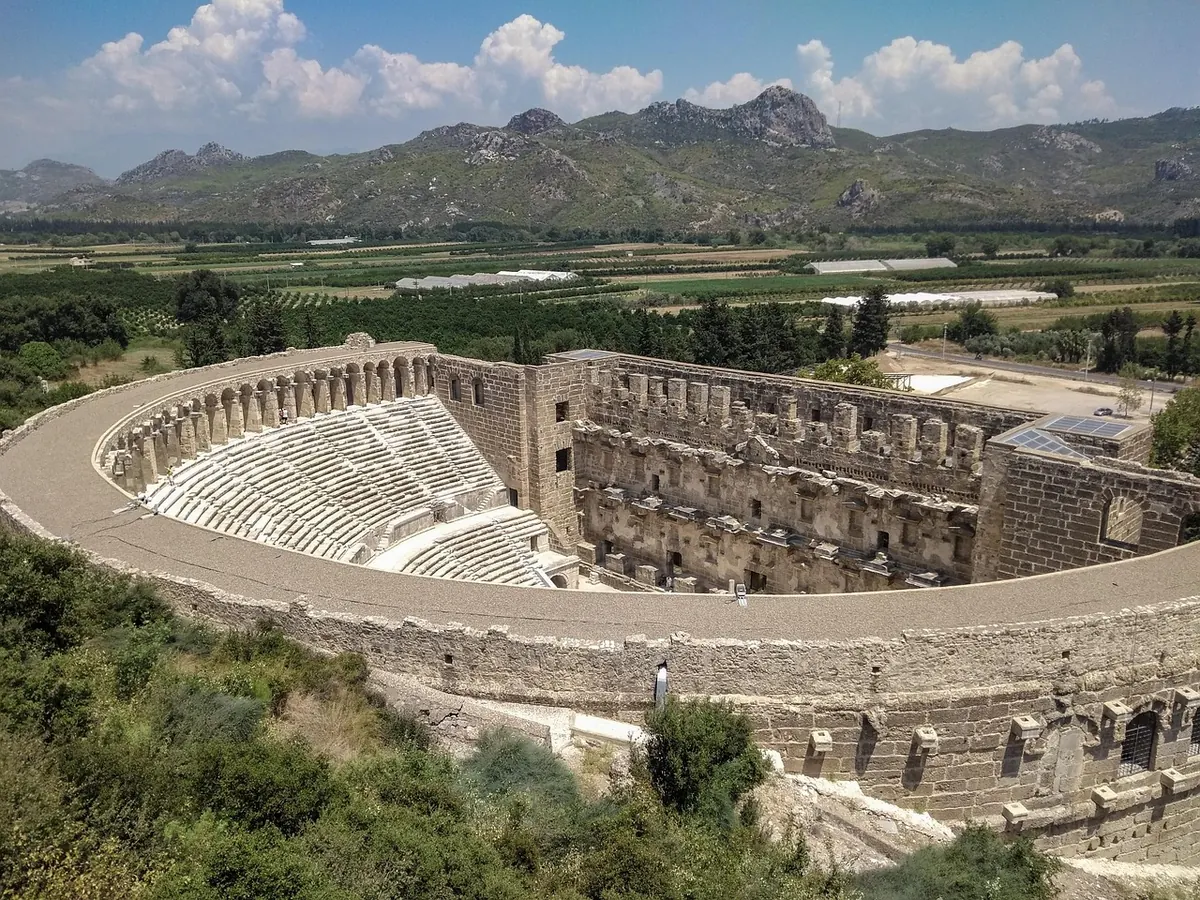 The Roman theatre at Aspendos