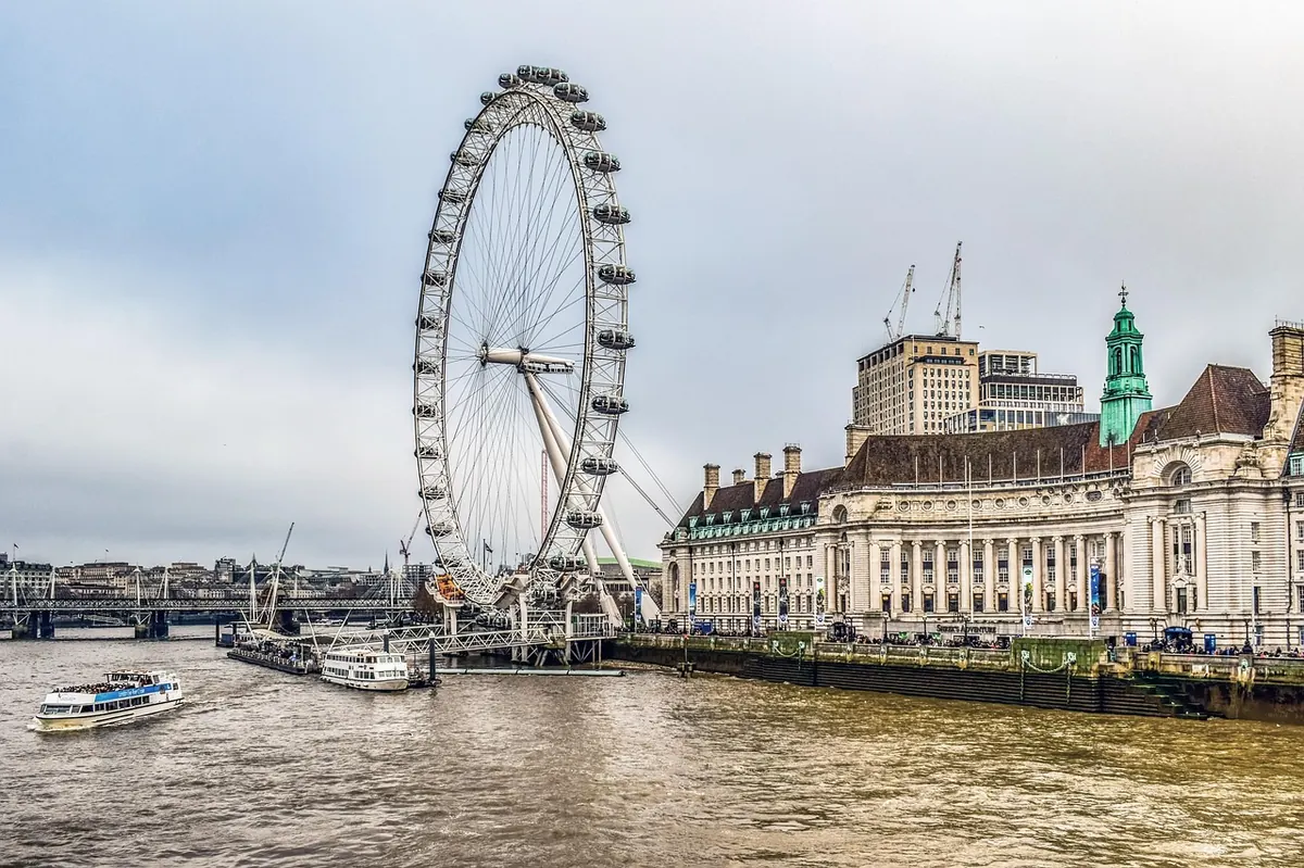 The London Eye on the South Bank