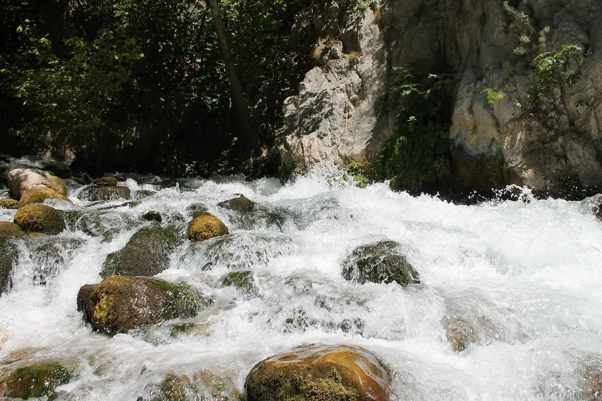 The river at Saklıkent gorge