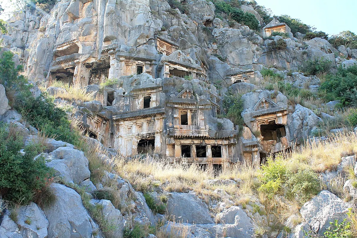 Lycian rock tombs at Myra