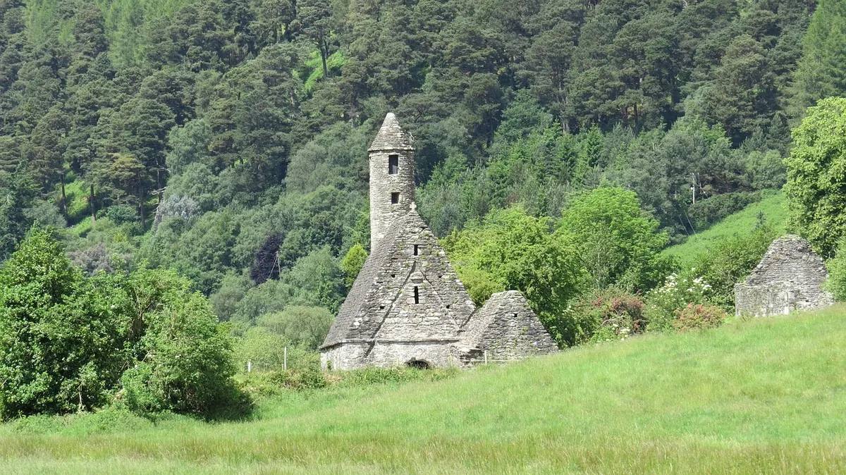 The monastic site at Glendalough, Wicklow
