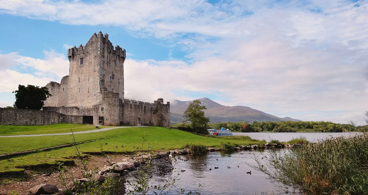 Ross Castle on the lakes of Killarney