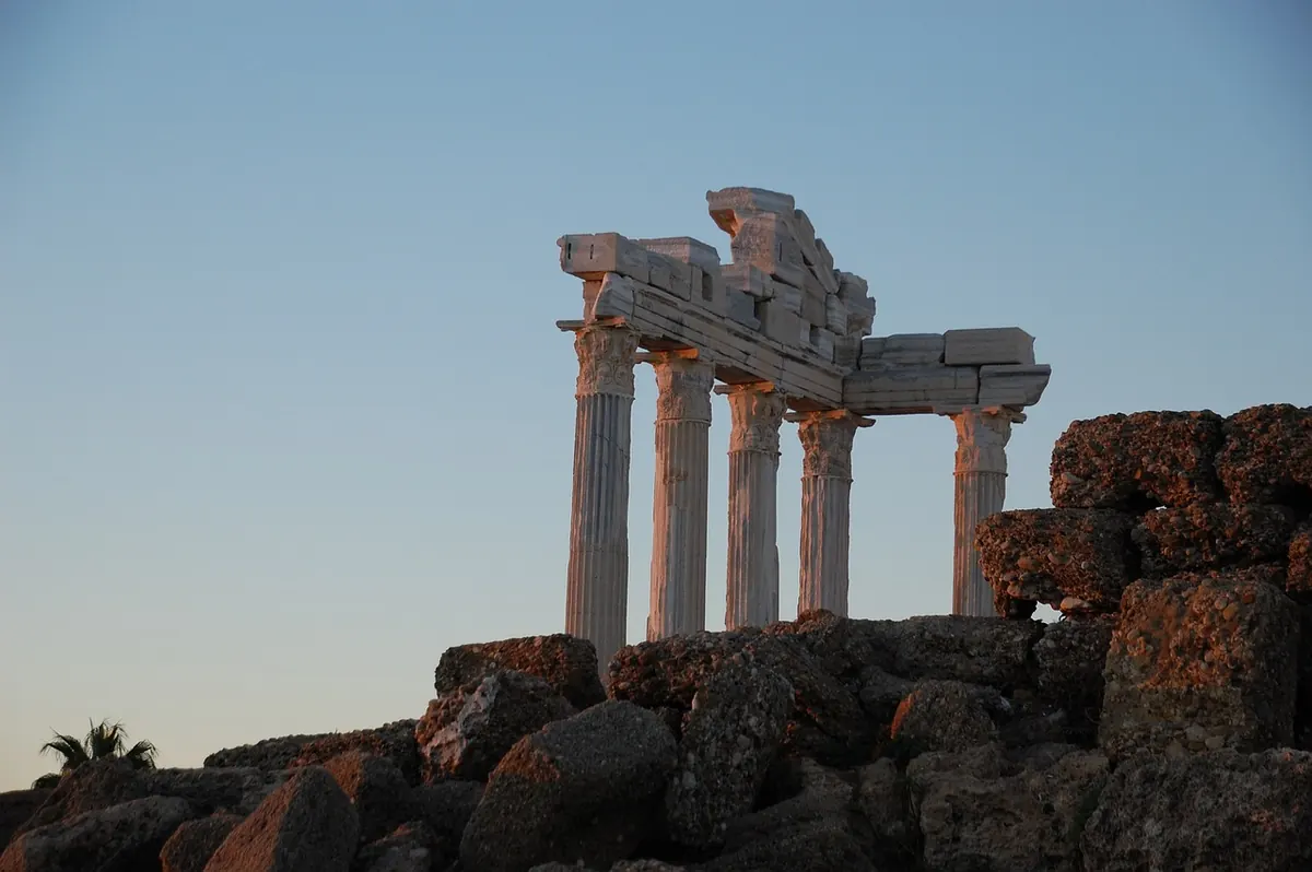 Columns of the Temple of Apollo at Side