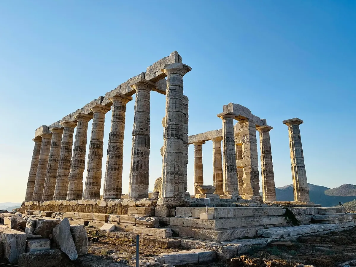The Temple of Poseidon at Cape Sounion