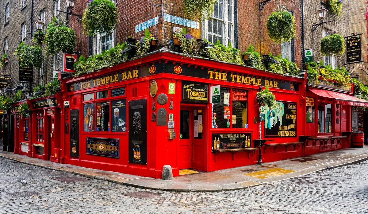 The Temple Bar pub in Dublin