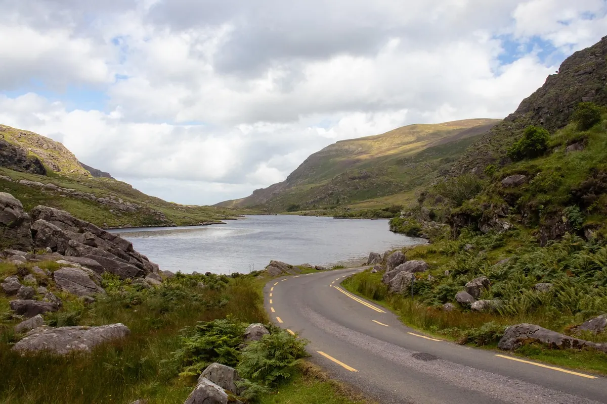 A road through Killarney National Park