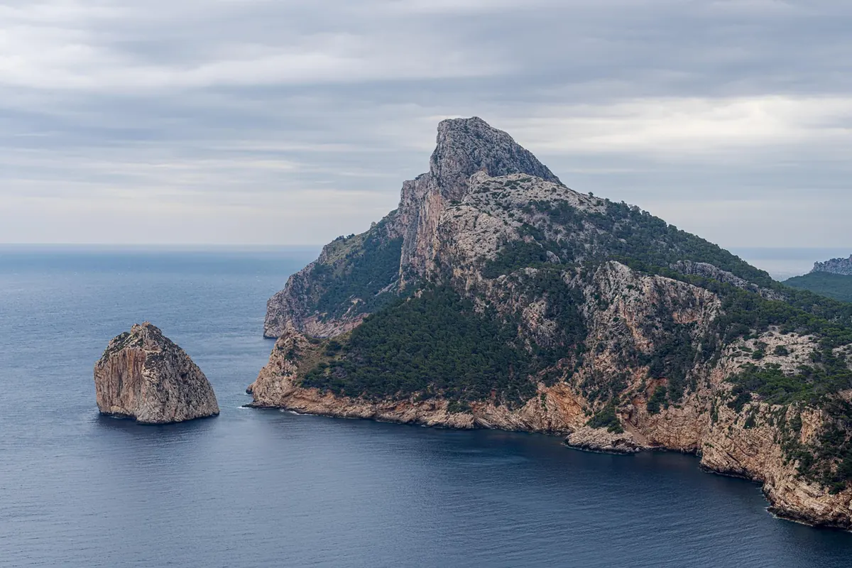 The cliffs of Cap de Formentor, Majorca