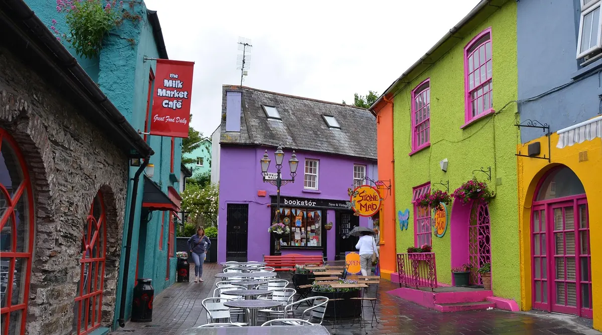 Colourful houses in Kinsale, County Cork