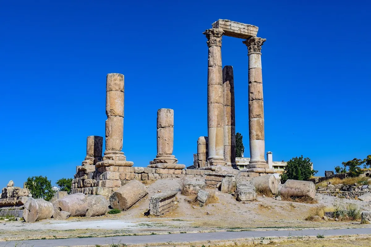 The Temple of Hercules on the Amman Citadel