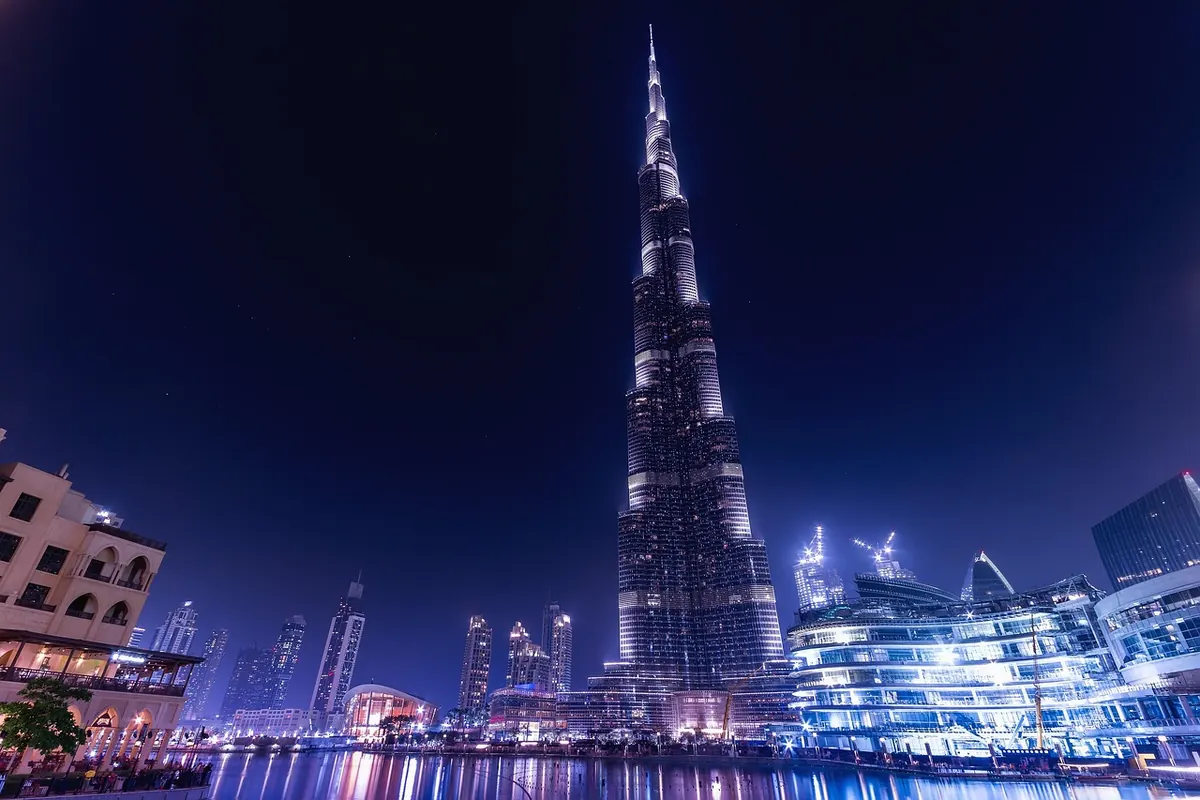 The Burj Khalifa and Dubai Fountain