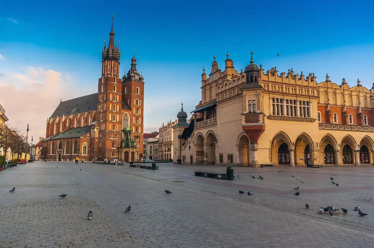 The Main Market Square and Cloth Hall, Kraków