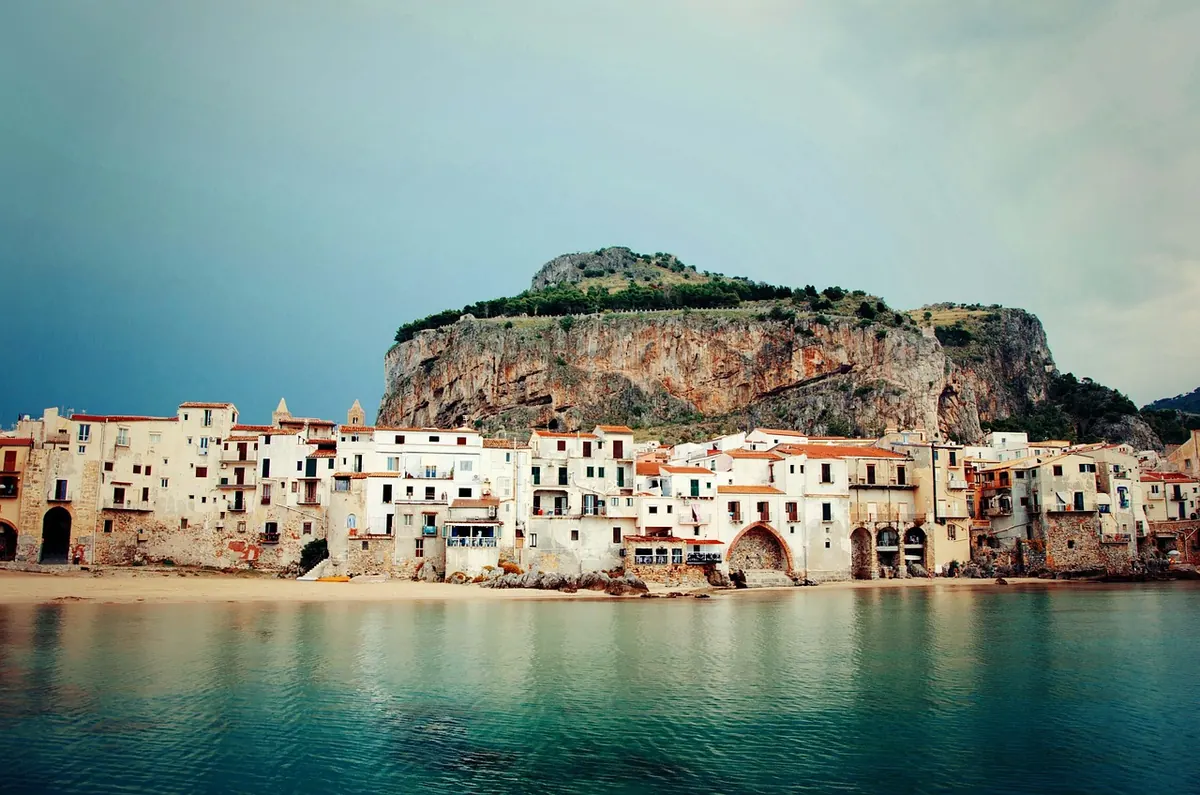 Cefalù beneath its rock