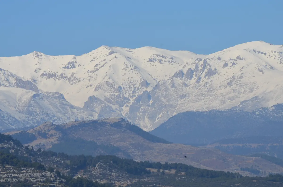 The snow-capped Taurus mountains