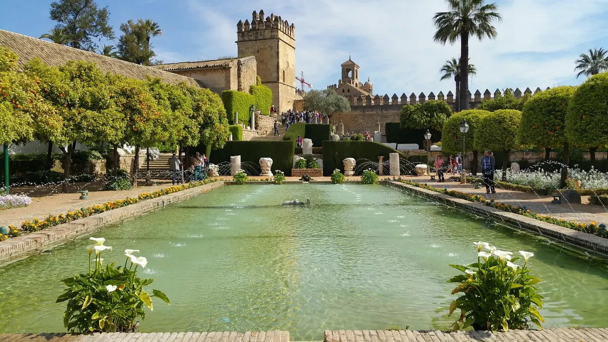 The gardens of the Alcázar de los Reyes Cristianos