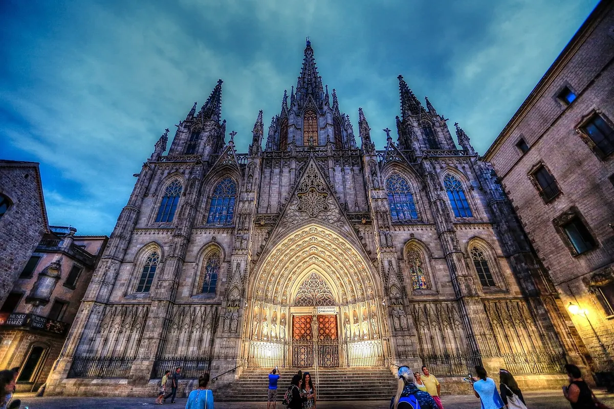 Barcelona Cathedral in the Gothic Quarter