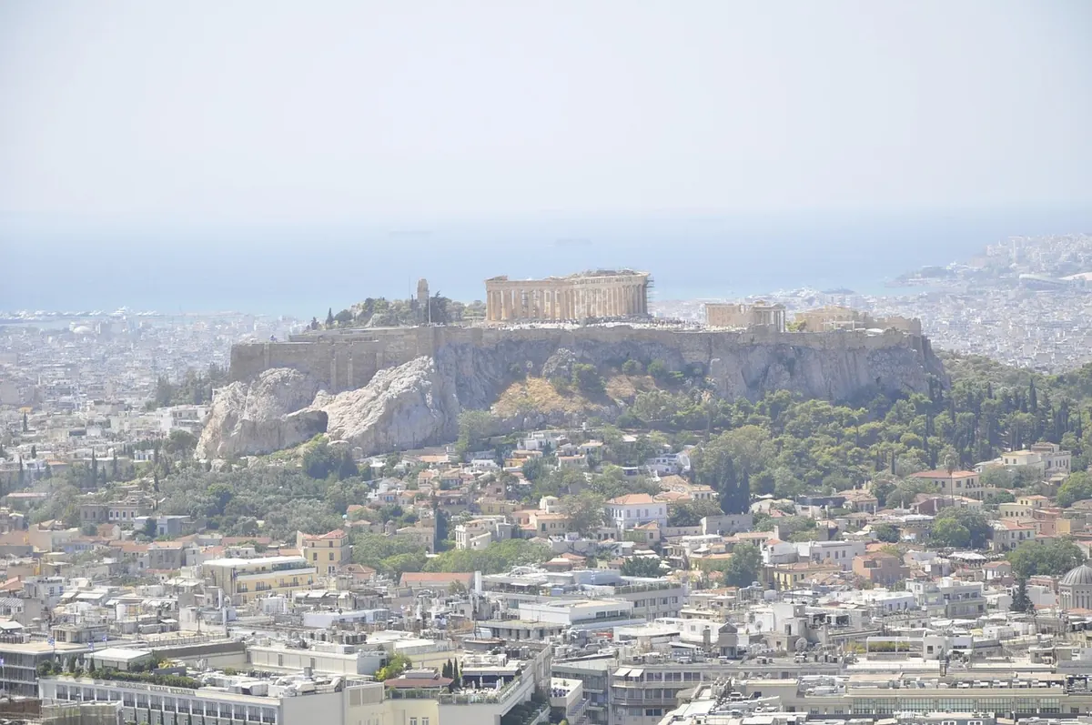 The Acropolis above Athens