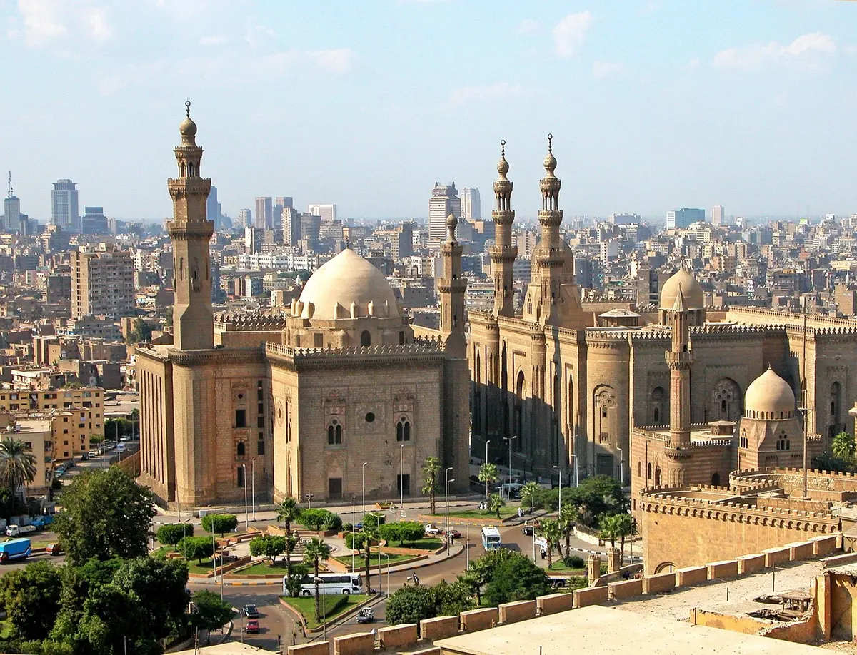 Mosques and minarets of historic Cairo
