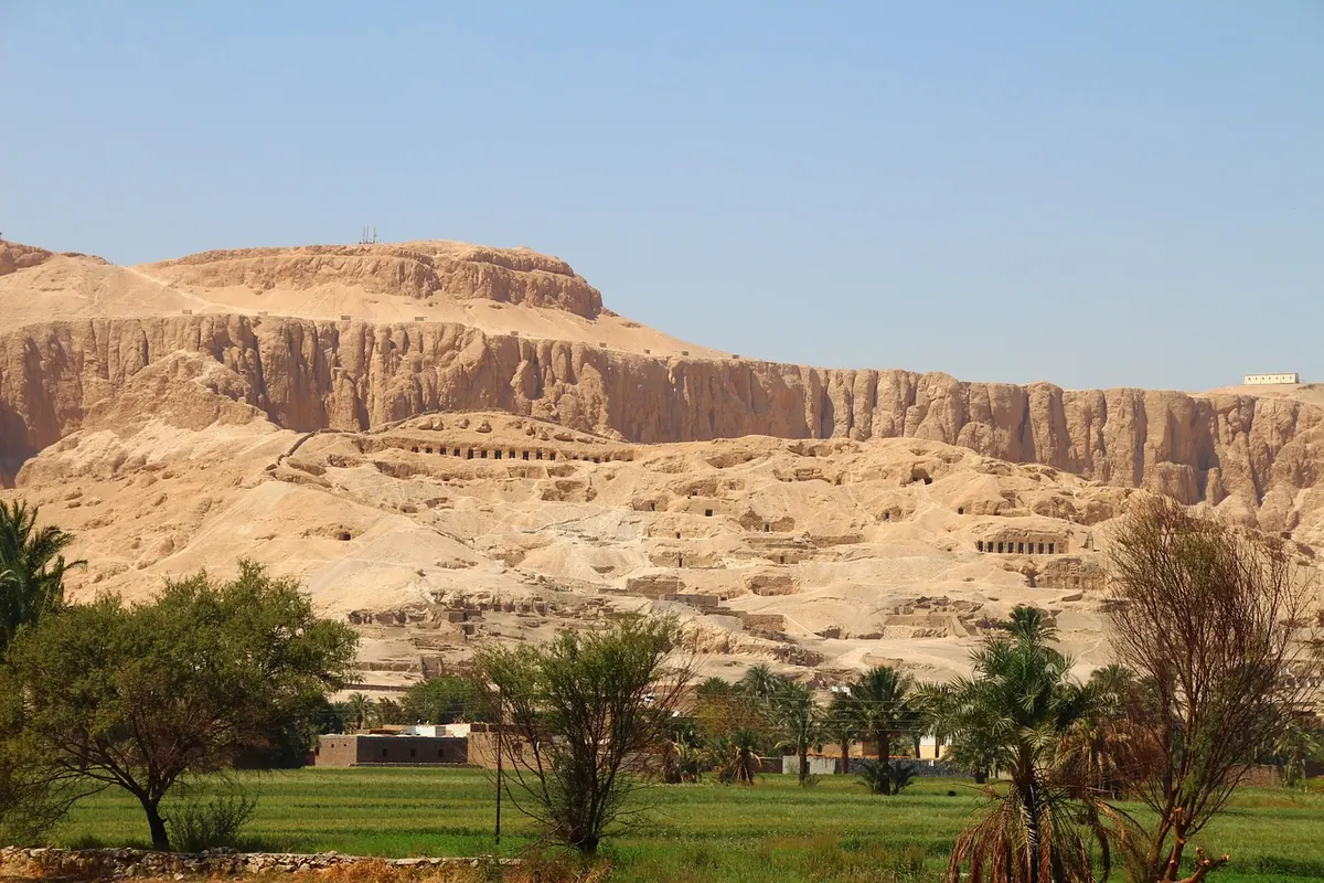 The Valley of the Kings near Luxor