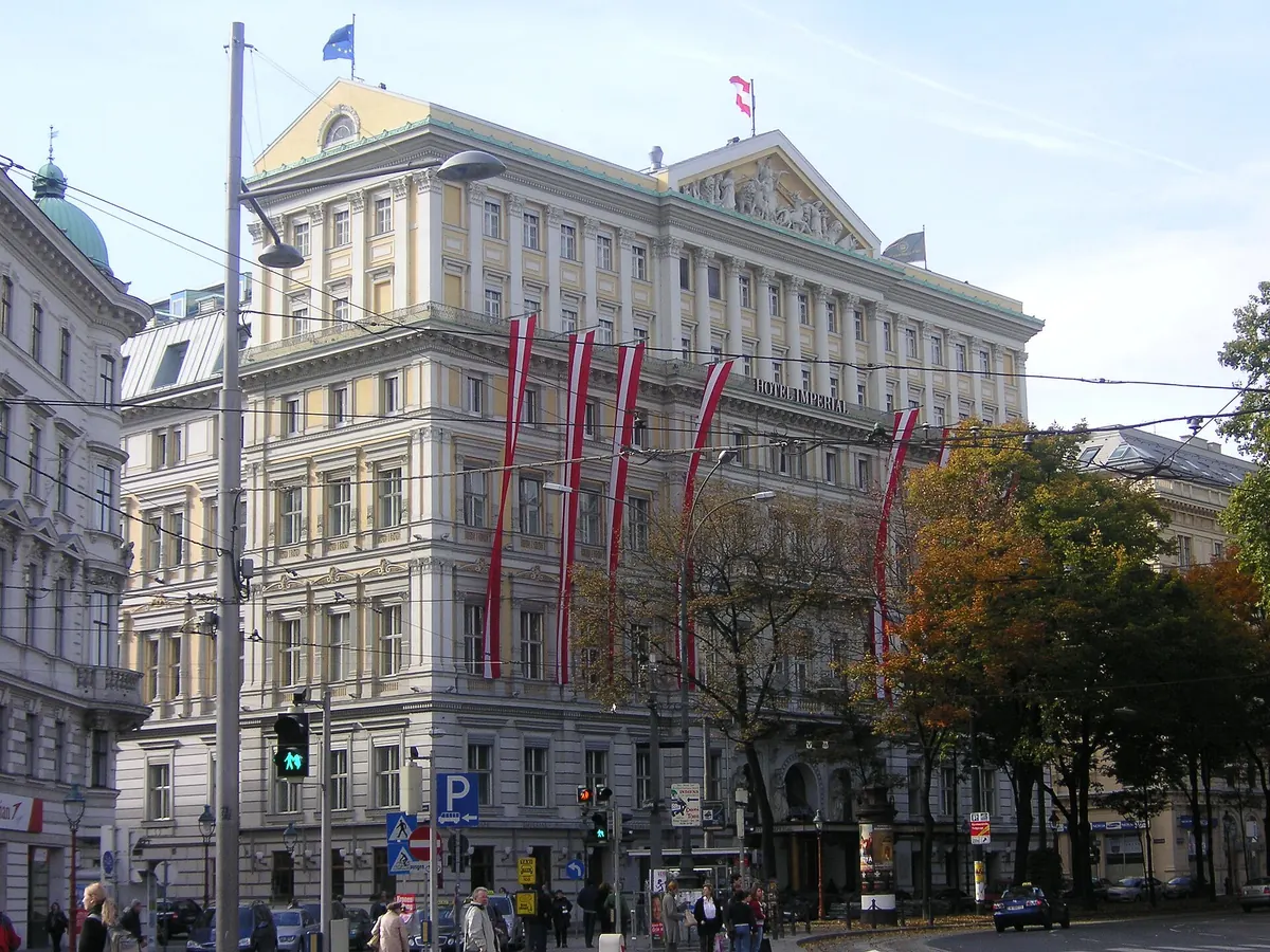 Hotel Imperial on Vienna's Ringstrasse, home of the Imperial Torte