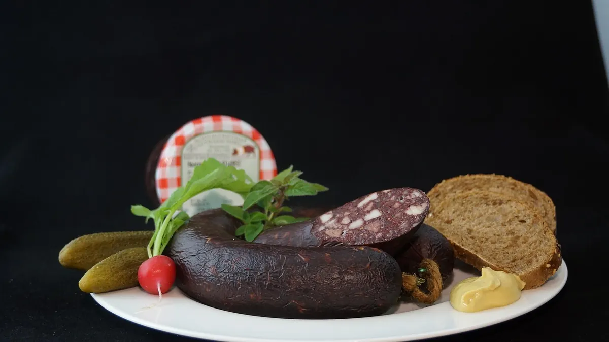 Morcilla blood sausage