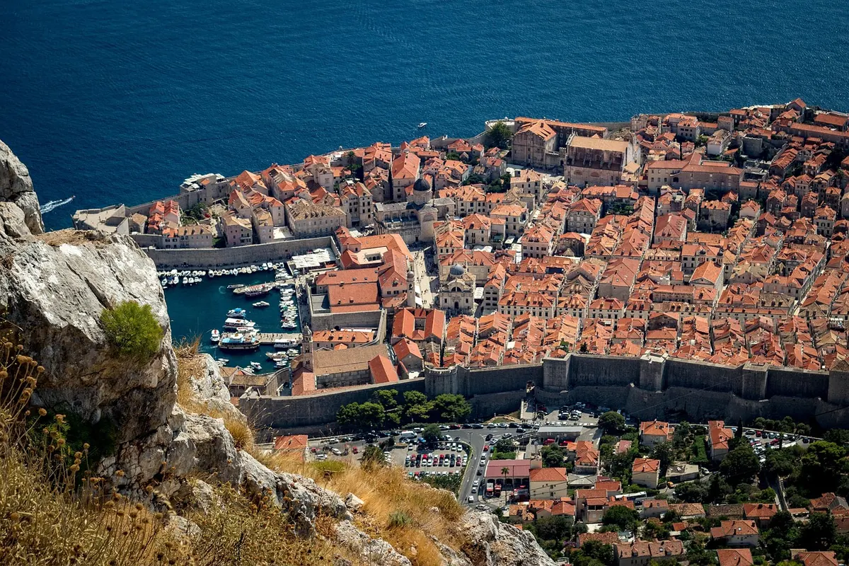 Dubrovnik seen from above