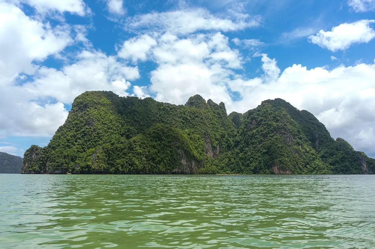Limestone islands in Phang Nga Bay