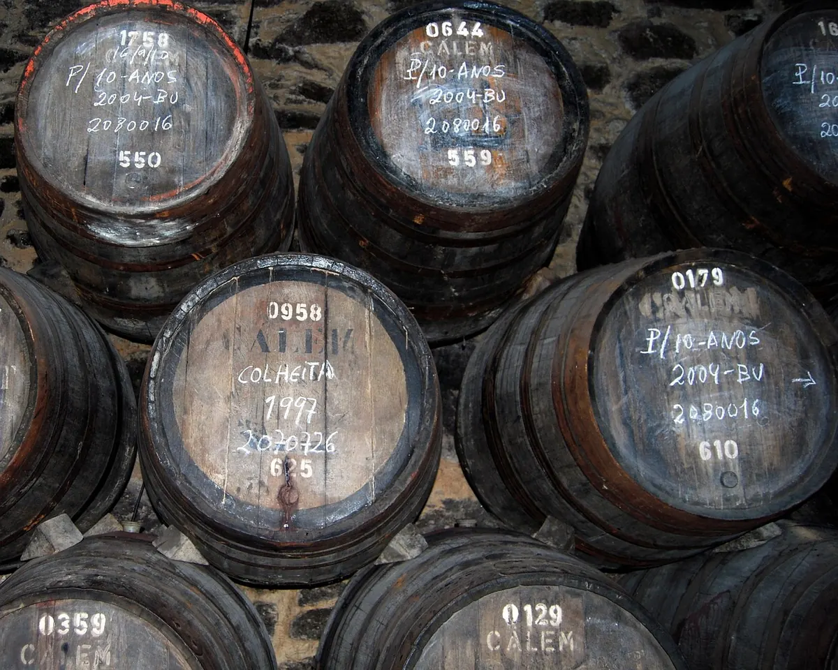 Port wine barrels