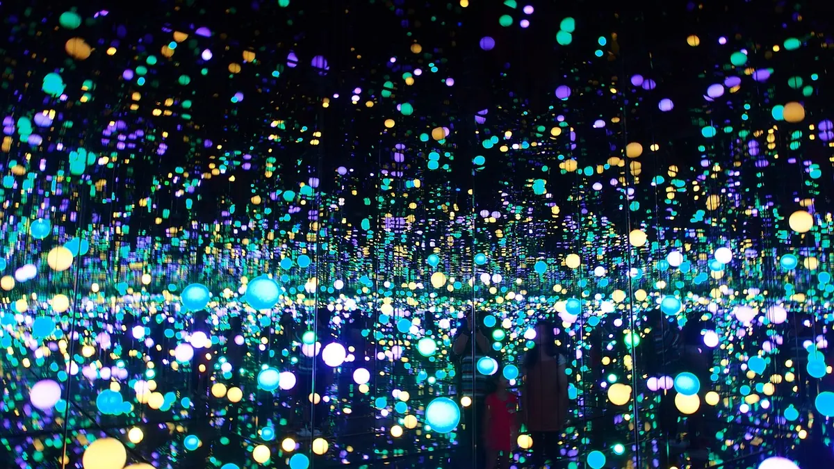 An immersive light installation