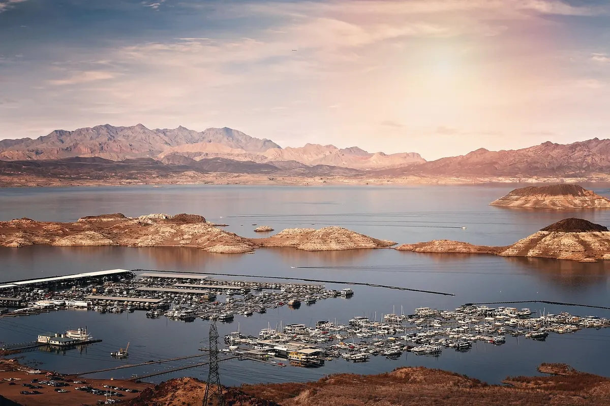 A marina on Lake Mead
