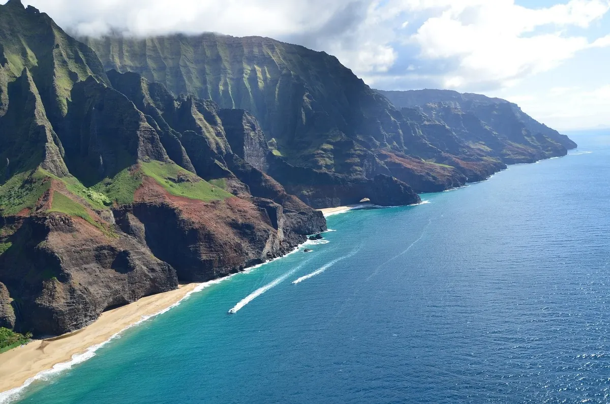 The Nā Pali Coast on Kauai