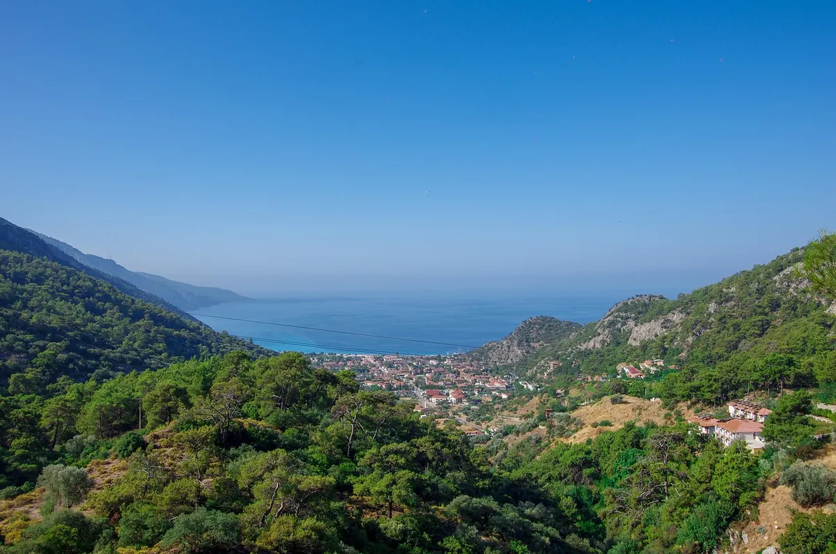 Mountains above the coast at Ölüdeniz