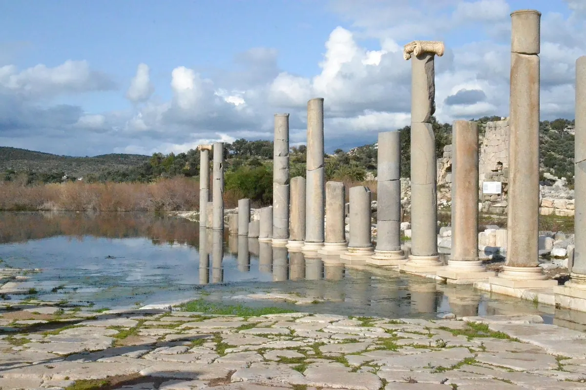 Columns at the ancient city of Patara