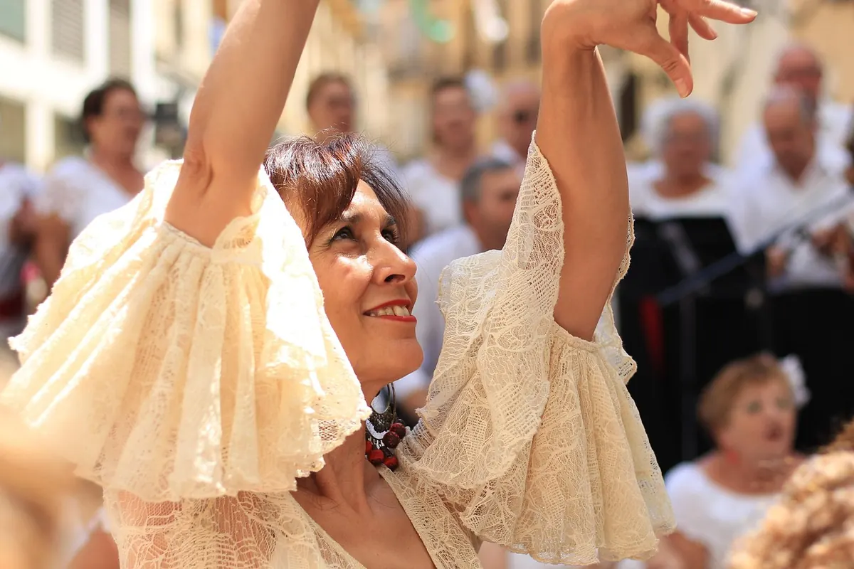A flamenco dancer