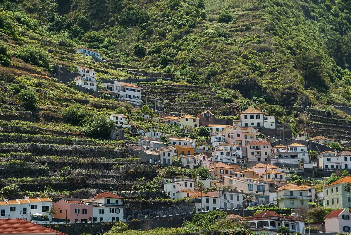 Terraced villages on Madeira