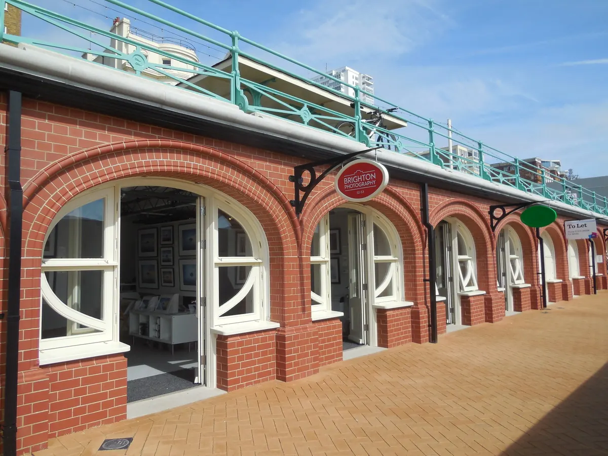 Arches of a seafront creative quarter
