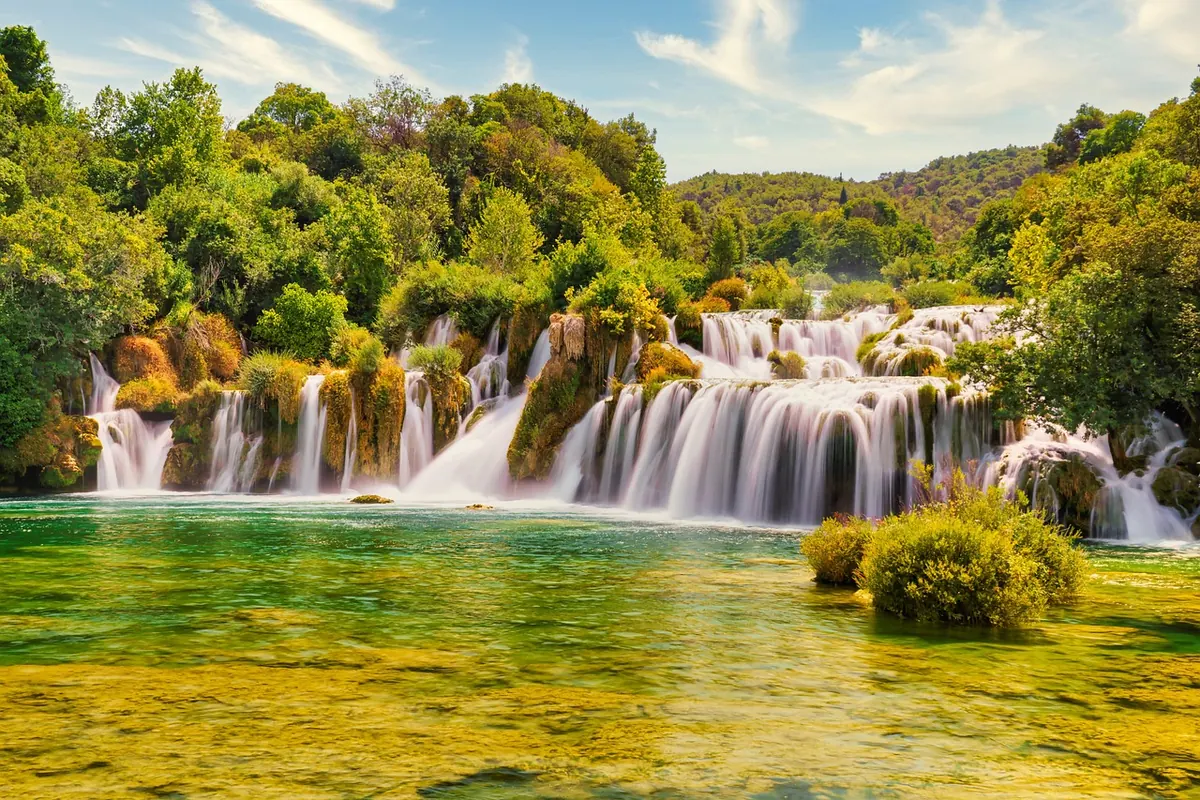 The waterfalls of Krka National Park