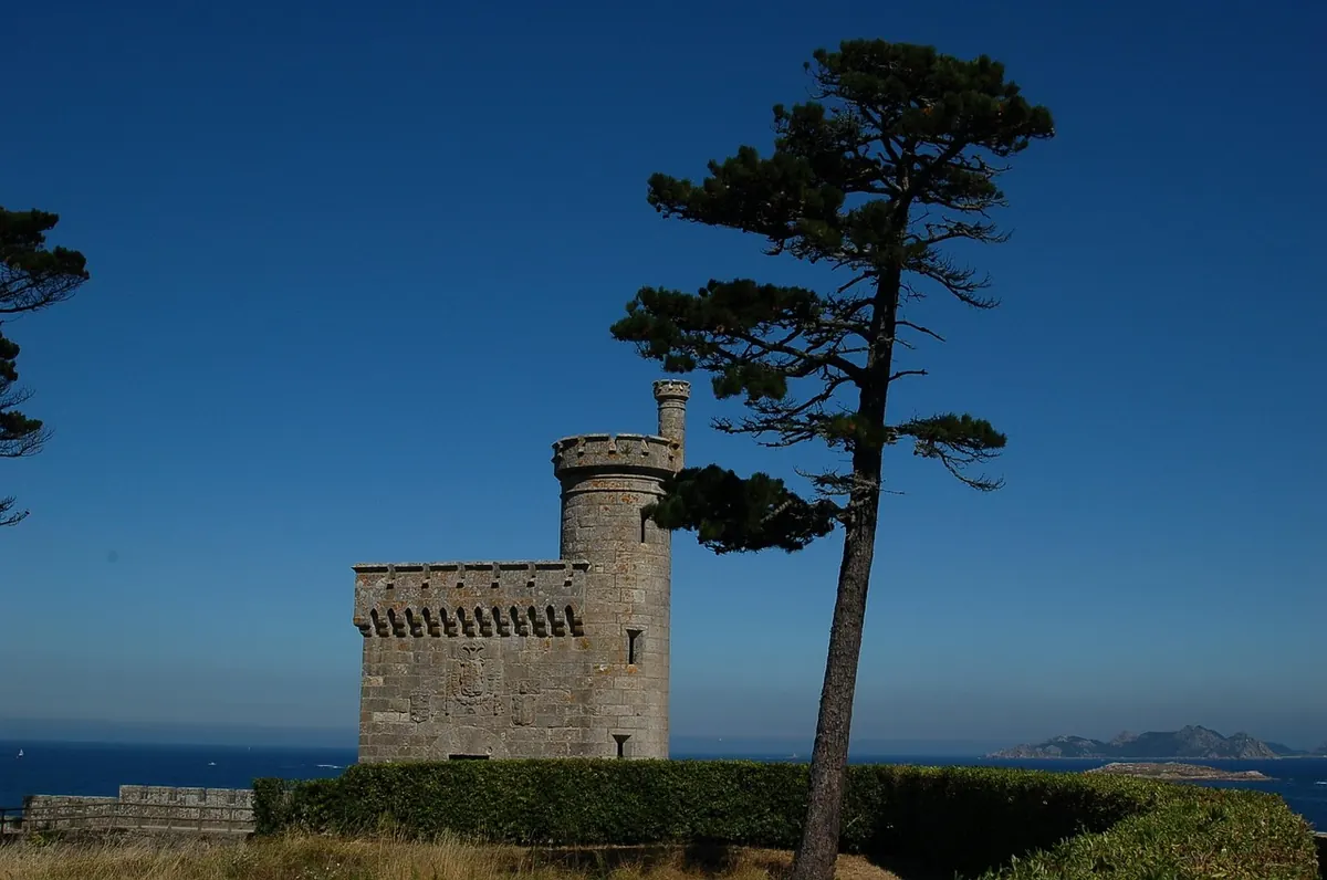 The fortress walls at Baiona