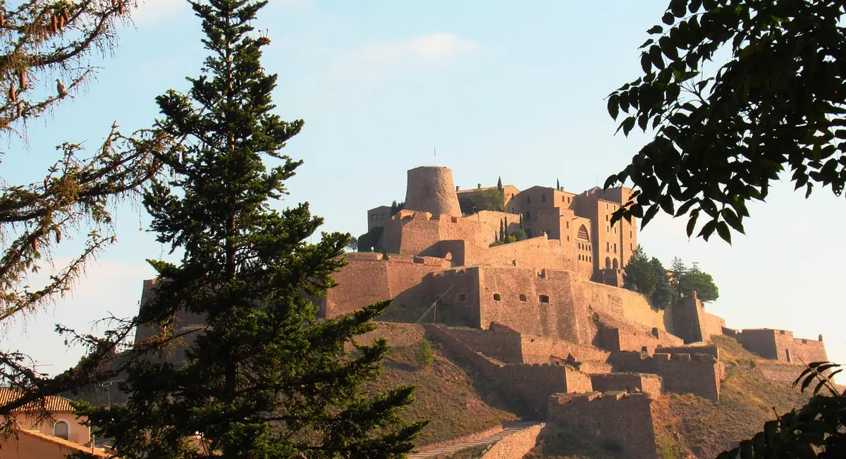 Cardona Castle on its hilltop